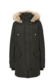 Парка цвета хаки с капюшоном Vero Moda