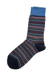 Шерстяные носки с разноцветным принтом Burlington