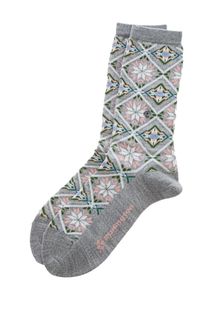 Полушерстяные носки в клетку Burlington