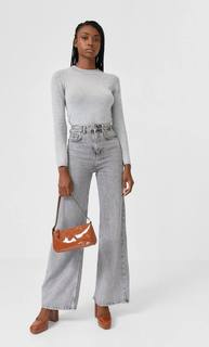 Stradivarius Свитер Женская Коллекция Пестро-Серый M