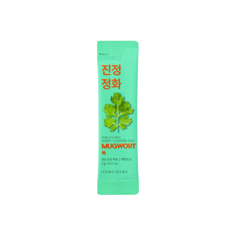 Пузырьковая маска для лица с полынью Pure Essence Mugwort Bubble Cleansing Pack Holika Holika
