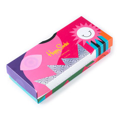 Подарочный набор носков унисекс Happy Socks Psychedelic разноцветный 41-46