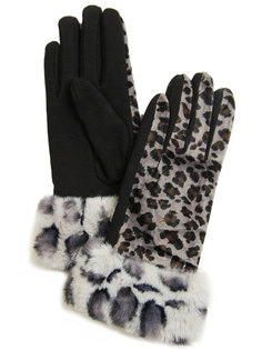 Перчатки женские Venera 9506811 черные/серые/коричневые