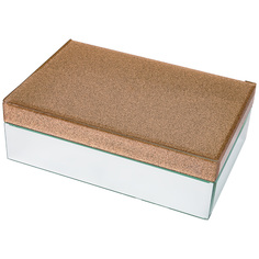 Шкатулка Коллекция Глянец Цвет:Кофе С Молоком 24,5х16,5х8 см Lefard
