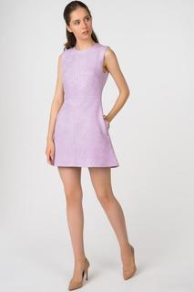 Повседневное платье женское T-Skirt 16AW-07-0245-FS фиолетовое S