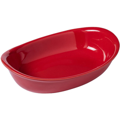 Форма для запекания PYREX Supreme Red овальная 31см керамика