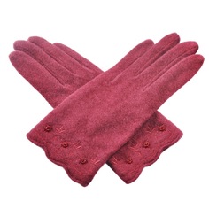 Перчатки женские Venera 9500764 бордовые