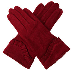 Перчатки женские Venera 9505015 бордовые