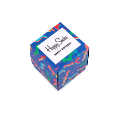 Подарочный набор носков унисекс Happy Socks Happy Birthday 3 Pair Pack синий 41-46