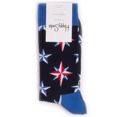 Носки Happy Socks Nautical Star синие 41-46