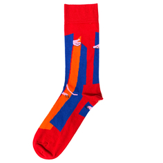 Носки Happy Socks Smile Pretty, Say Pink красные 41-46