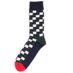 Носки унисекс Happy Socks Filled Optic зеленые 41-46