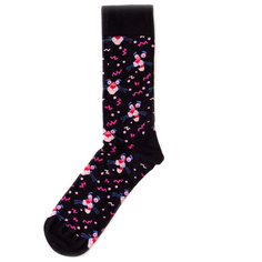 Носки унисекс Happy Socks x Pink Panther - Panic Sock черные 41-46