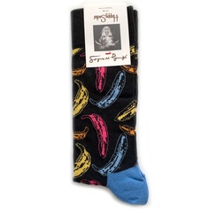 Носки Happy Socks Andy Warhol - Banana черные 41-46