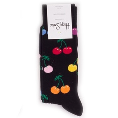 Носки Happy Socks Cherry черные 41-46