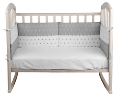 ALIS Борт в кроватку День и ночь, из 4 частей (цвет: серый) УТ0009780