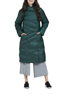 Пуховик-пальто женский D`IMMA 2020 зеленый 60-170