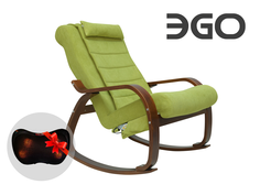 Массажное Кресло-качалка для отдыха Ego Relax Eg2005 Микрофибра, Цвет под заказ ЭГО