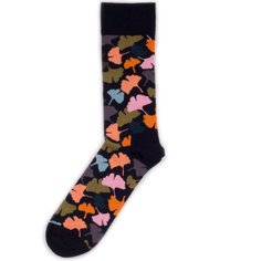 Носки унисекс Happy Socks Ginko коричневые 36-40