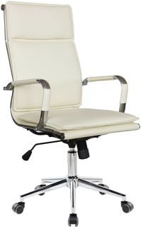 Кресло руководителя Рива Чейр Array RCH 6003-1S Экокожа бежевая Riva