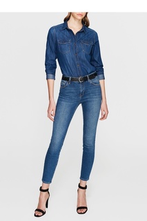 Рубашка женская Mavi 1257113521 синяя XS