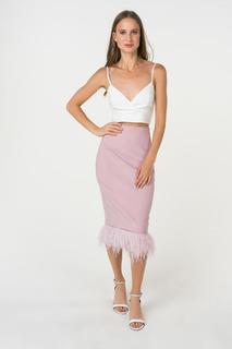 Юбка женская T-Skirt SS18-02-0646-LE розовая 40