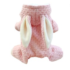 Комбинезон для собак Petcircle Зайчик, женский, розовый, L, длина спины 36 см