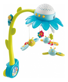 Мобиль музыкальный на кроватку Цветок синий Smoby