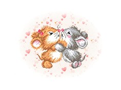 Набор вышивки бисером Матренин Посад Обнимашки