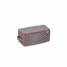 Короб складной на молнии Полька, Д300 Ш150 В150, коричневый, ESH08 S Handy Home