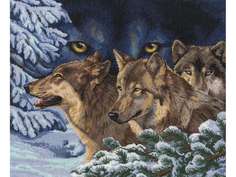 Набор для вышивания Золотое Руно "Волчий взгляд"