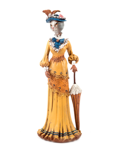 Фигурка декоративная Леди Кошка 11*9*29см Русские подарки 26907