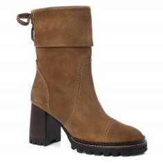 Полусапожки SEE by CHLOE SB35063A коричнево-зеленый