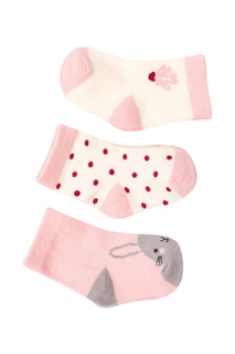 Носки (3 пары) для девочек 5.10.15.