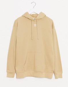 Худи бежевого цвета adidas Originals Essentials-Серый
