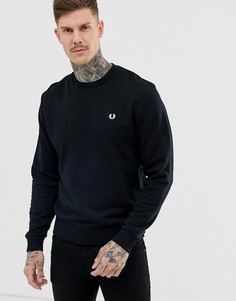Черный свитшот с логотипом Fred Perry
