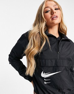 Черная куртка с логотипом-галочкой Nike Running-Черный