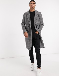 Серая куртка в клетку New Look-Серый