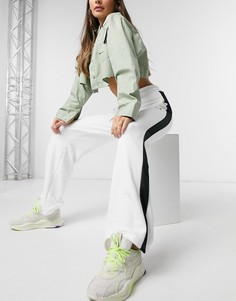Белые широкие брюки Puma T7 Classics-Белый