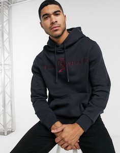 Худи с эмблемой и логотипом Tommy Hilfiger Collections-Темно-синий