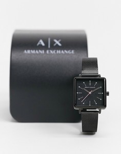 Квадратные часы Armani Exchange Lola AX5805-Черный