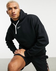 Черный спортивный худи Reebok