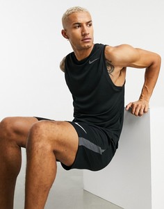 Черная майка Nike Training superset-Черный