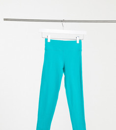 Хлопковые леггинсы ASOS 4505 Petite-Синий