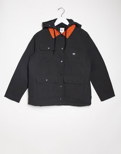 Черное пальто Vans-Черный