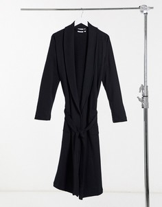 Черный халат для дома ASOS DESIGN