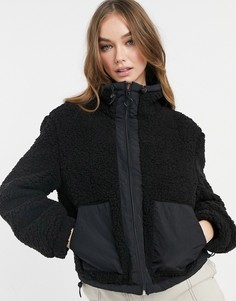 Черная куртка с карманами Stradivarius-Черный