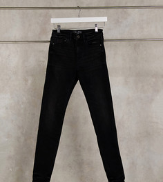 Черные джинсы скинни с завышенной талией Stradivarius Tall-Черный