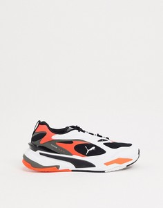 Белые с красным кроссовки Puma RS-Fast-Белый