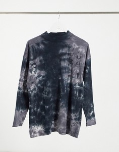 Черная футболка с принтом тай-дай Free People Be Free-Черный